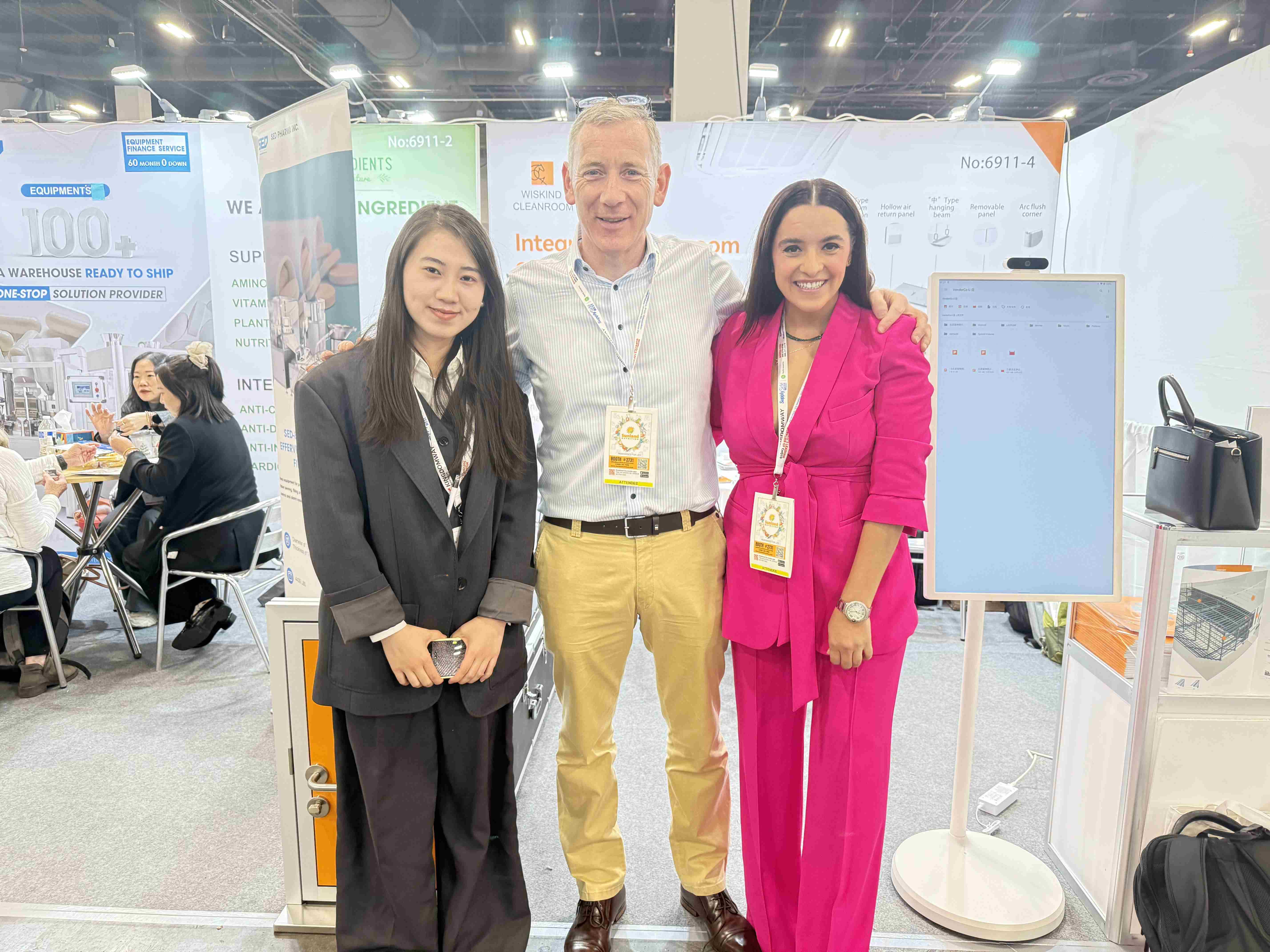 Wiskind Cleanroom Team at Supplyside West 2024